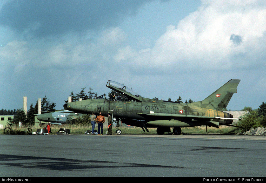 Aircraft Photo of GT-916 | North American TF-100F Super Sabre | Denmark - Air Force | AirHistory.net #316182