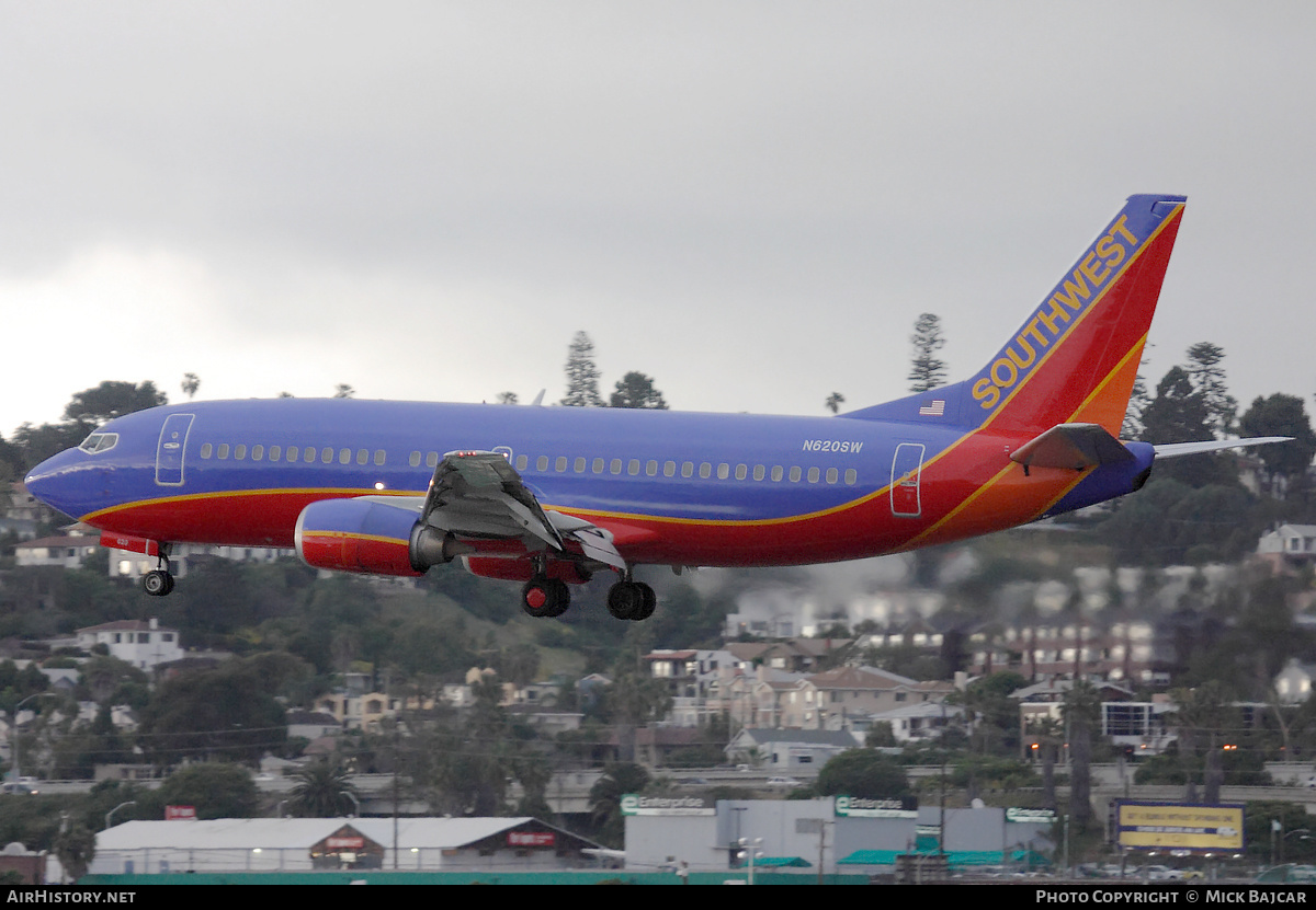 Aircraft Photo of N620SW | Boeing 737-3H4 | Southwest Airlines | AirHistory.net #316206