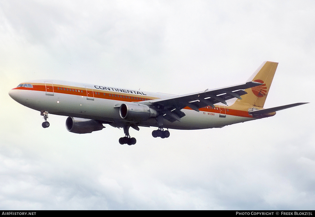 Aircraft Photo of N72988 | Airbus A300B4-203 | Continental Airlines | AirHistory.net #316208