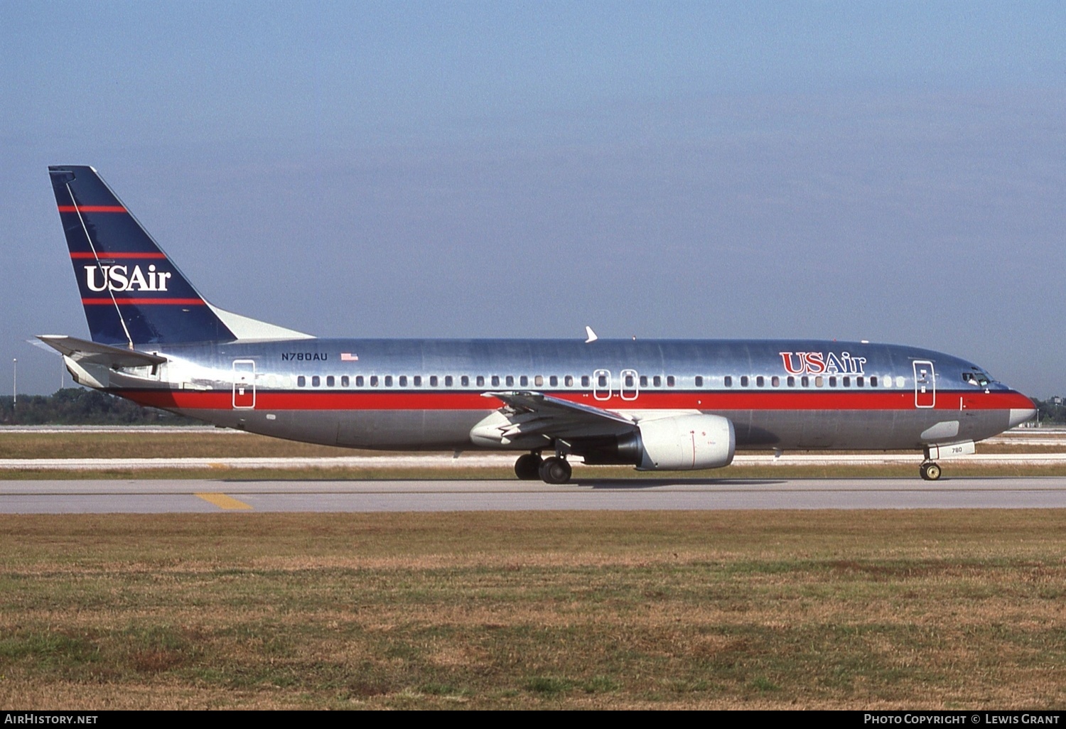 Aircraft Photo of N780AU | Boeing 737-4B7 | USAir | AirHistory.net #316248