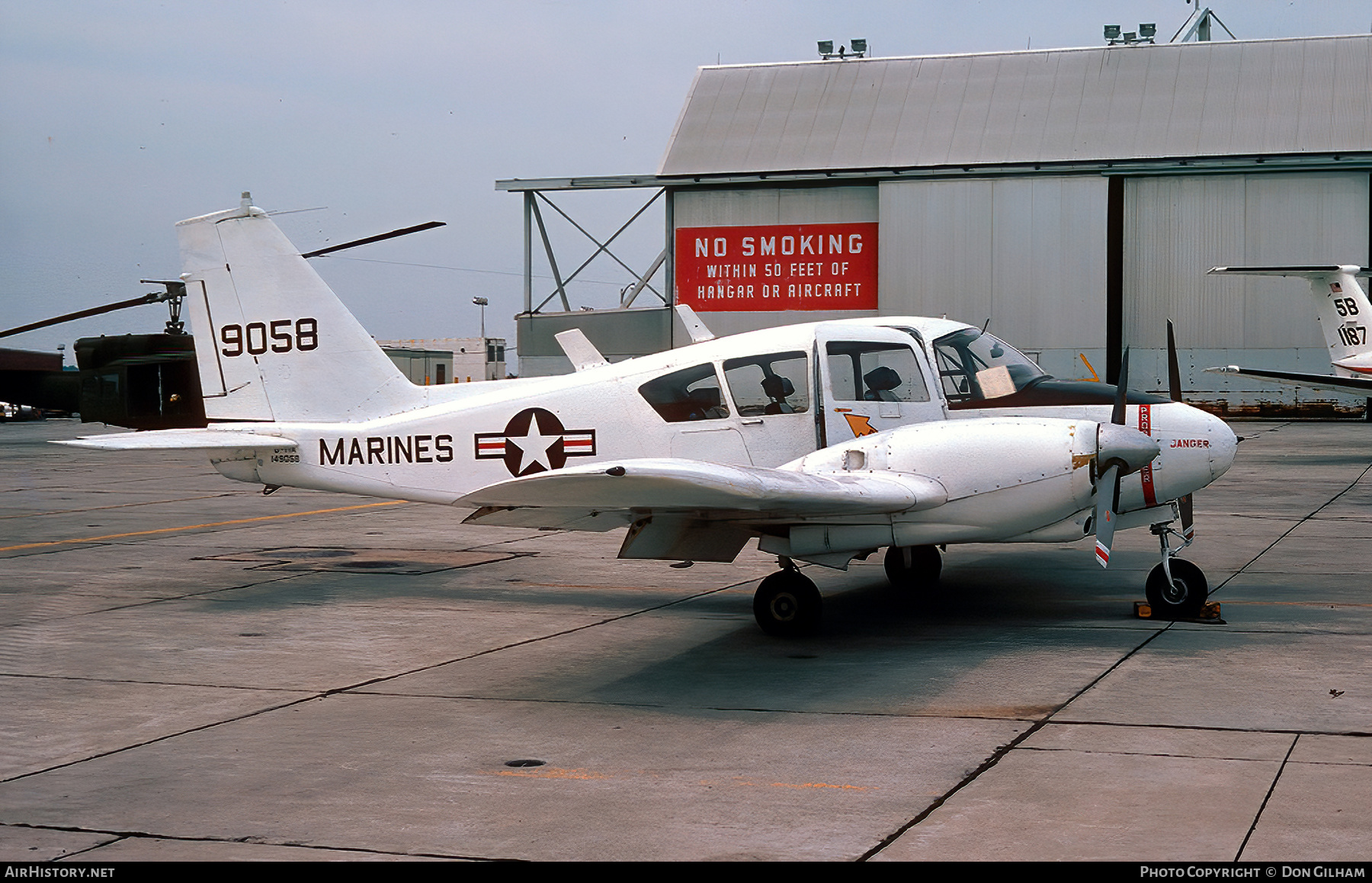 Aircraft Photo of 149058 / 9058 | Piper U-11A Aztec (UO-1/PA-23-250) | USA - Marines | AirHistory.net #316270