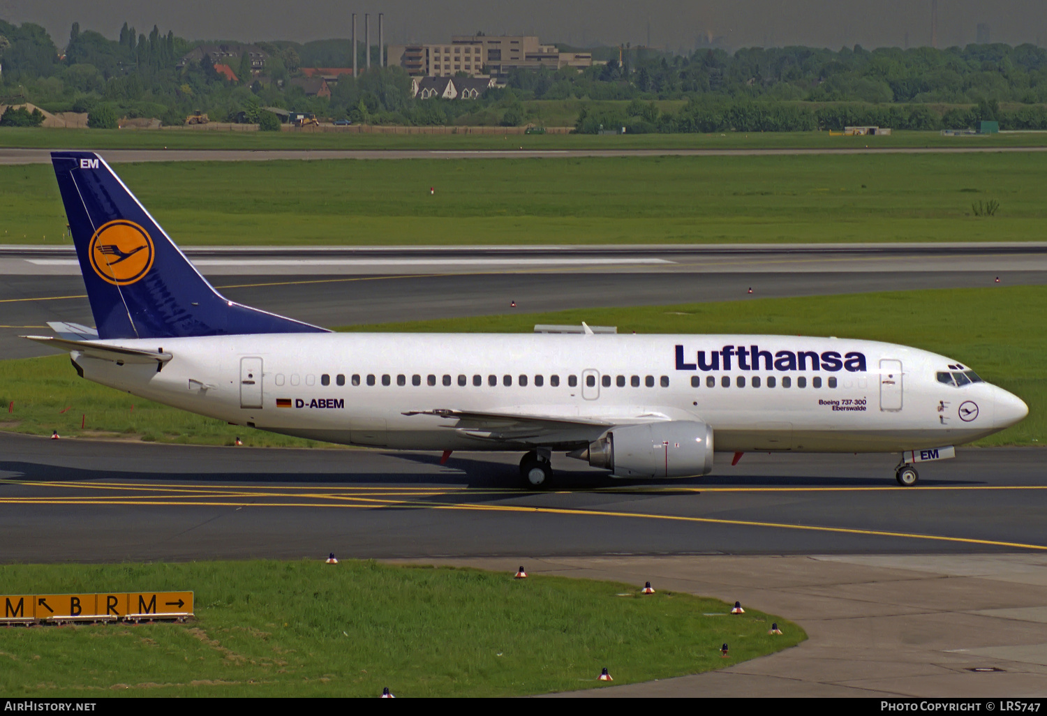 Aircraft Photo of D-ABEM | Boeing 737-330 | Lufthansa | AirHistory.net #316294