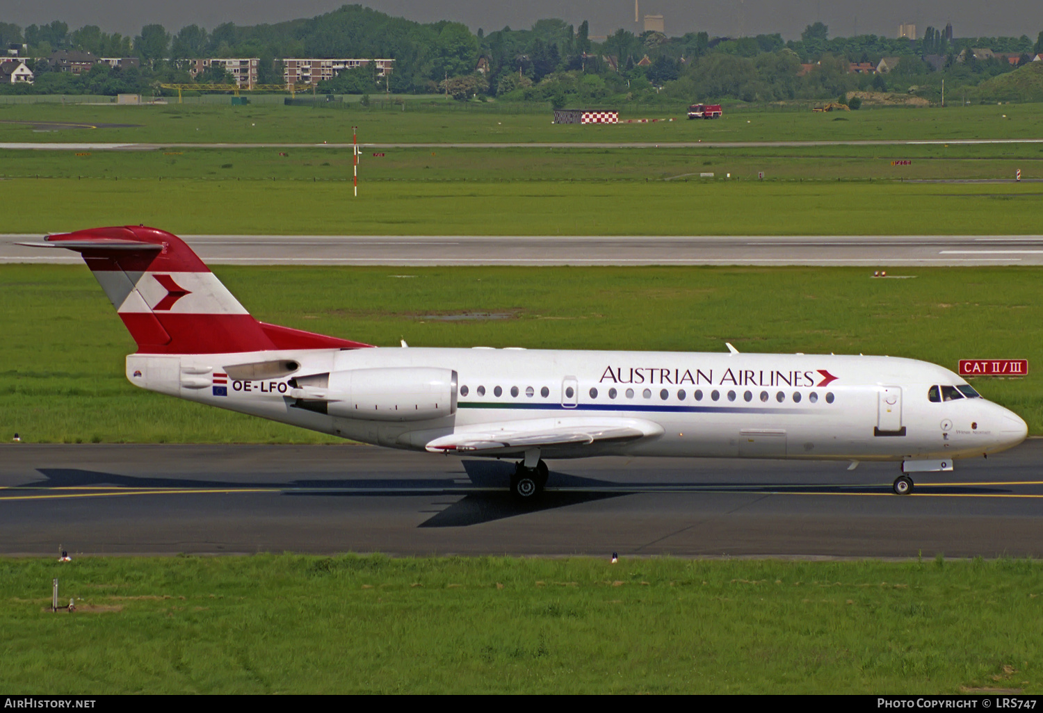 Aircraft Photo of OE-LFO | Fokker 70 (F28-0070) | Austrian Airlines | AirHistory.net #316301