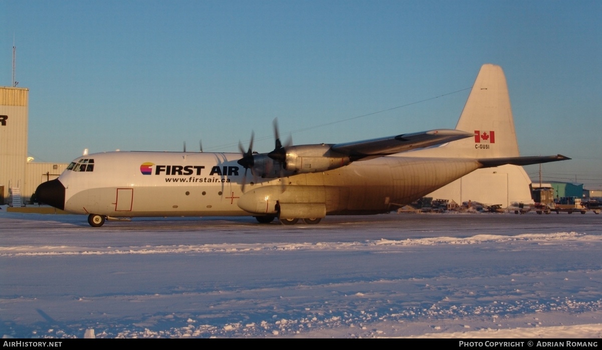 Aircraft Photo of C-GUSI | Lockheed L-100-30 Hercules (382G) | First Air | AirHistory.net #316346