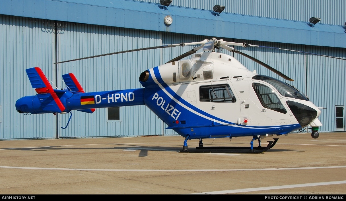 Aircraft Photo of D-HPND | McDonnell Douglas MD-902 Explorer | Polizei | AirHistory.net #316356