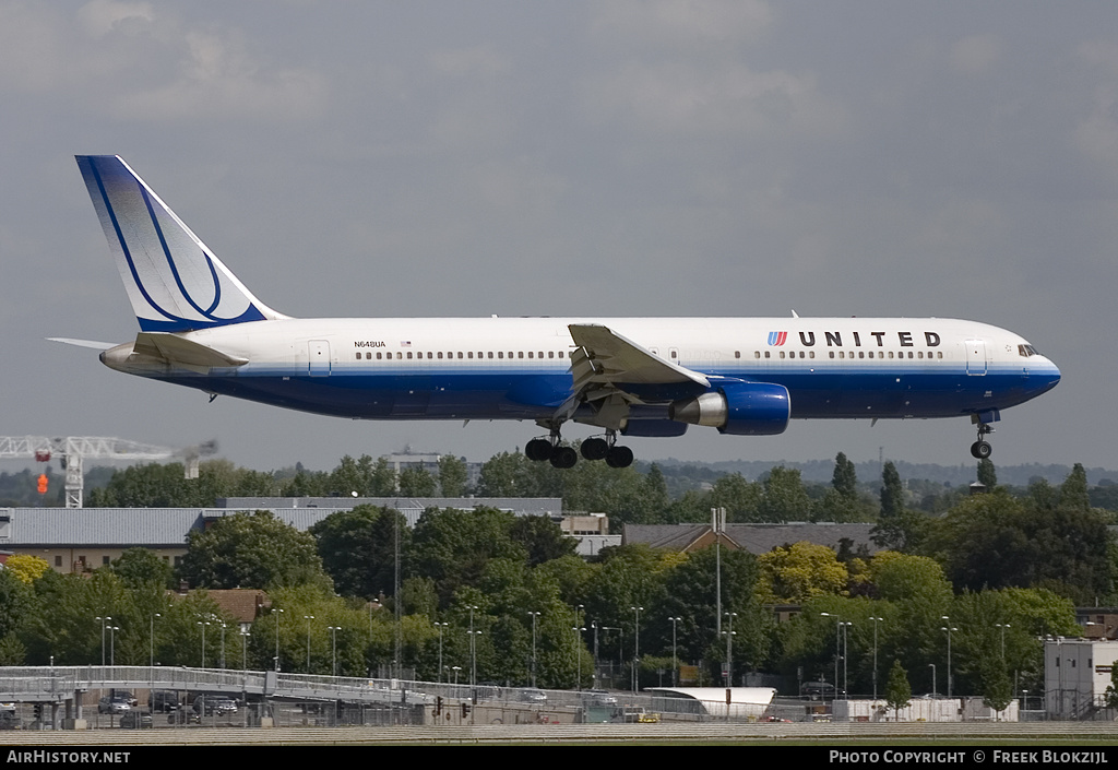 Aircraft Photo of N648UA | Boeing 767-322/ER | United Airlines | AirHistory.net #316361