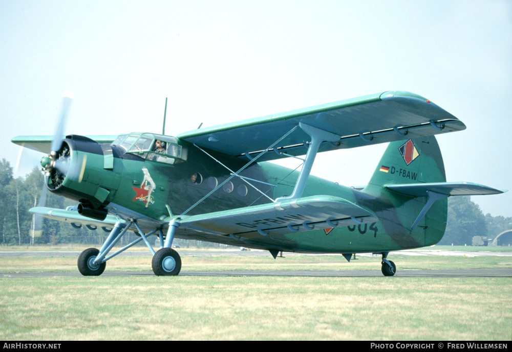 Aircraft Photo of D-FBAW / 804 | Antonov An-2T | East Germany - Air Force | AirHistory.net #316366