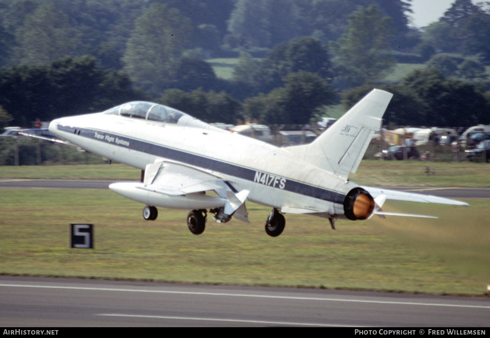 Aircraft Photo of N417FS | North American F-100F Super Sabre | Tracor Flight Systems | AirHistory.net #316384