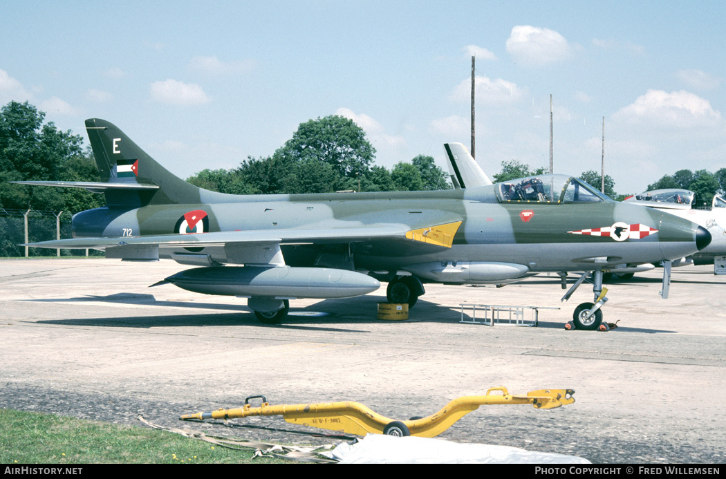 Aircraft Photo of G-BWKC / 712 | Hawker Hunter F58 | Jordan - Air Force | AirHistory.net #316392