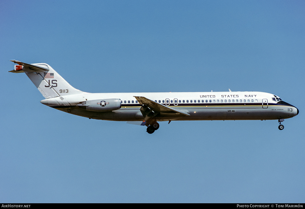 Aircraft Photo of 159113 | McDonnell Douglas C-9B Skytrain II (DC-9-32CF) | USA - Navy | AirHistory.net #316436