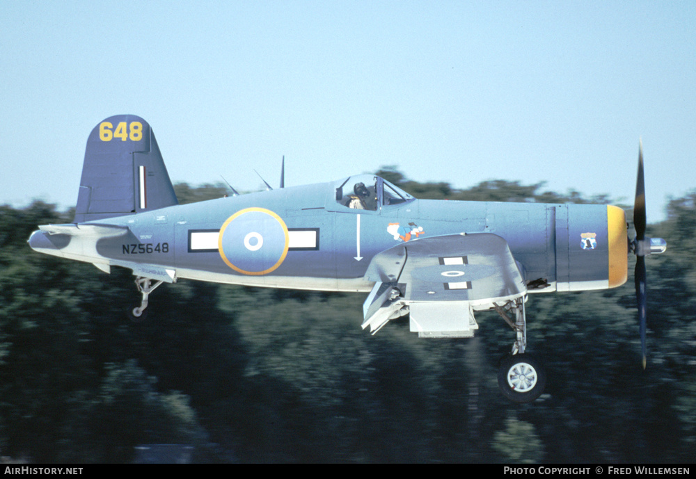 Aircraft Photo of G-BXUL / NZ5648 | Goodyear FG-1D Corsair | USA - Navy | AirHistory.net #316480