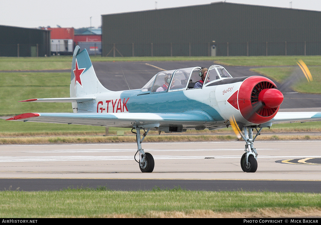 Aircraft Photo of G-TYAK | Yakovlev Yak-52 | Soviet Union - Air Force | AirHistory.net #316484