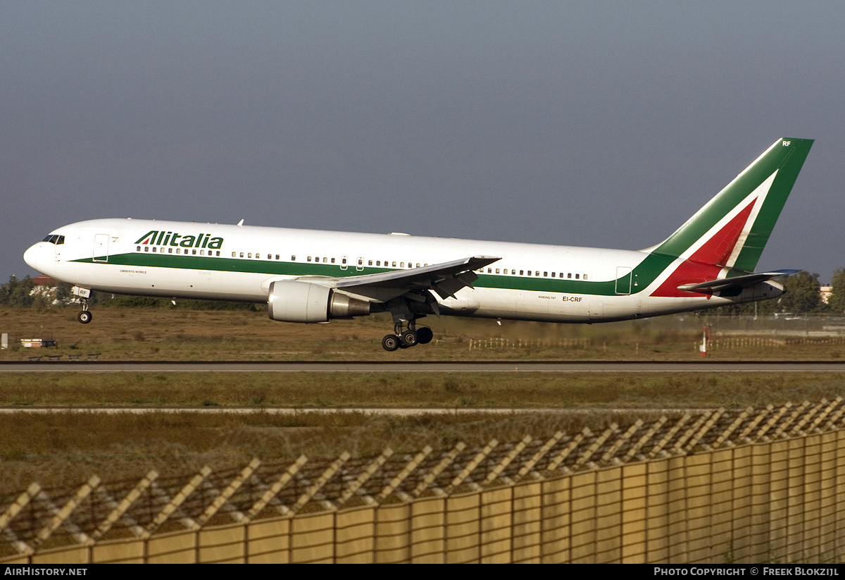 Aircraft Photo of EI-CRF | Boeing 767-31B/ER | Alitalia | AirHistory.net #316520