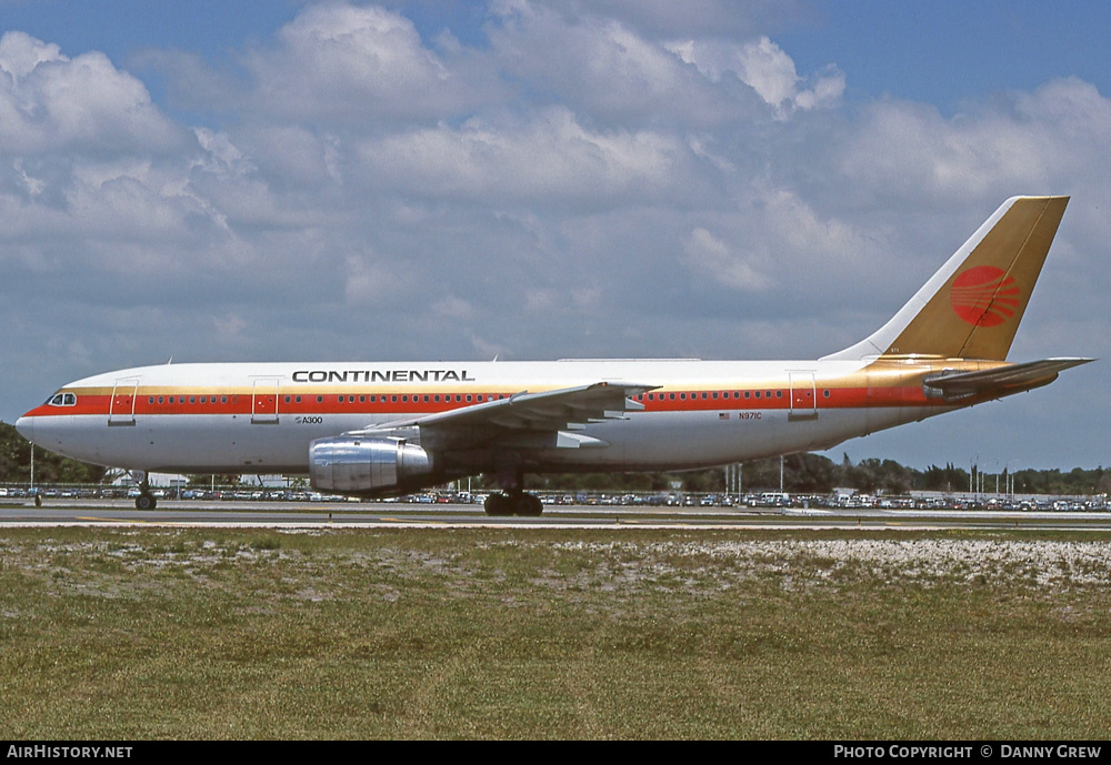 Aircraft Photo of N971C | Airbus A300B4-203 | Continental Airlines | AirHistory.net #316525