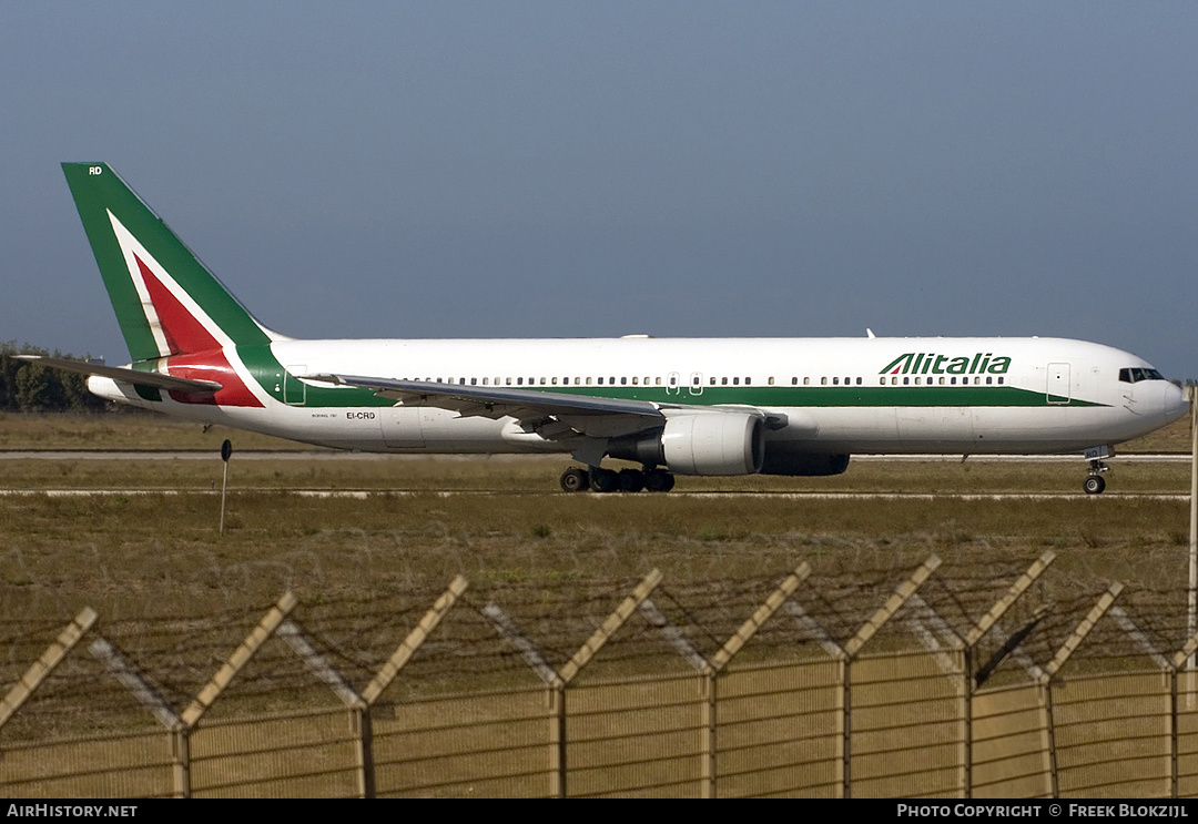 Aircraft Photo of EI-CRD | Boeing 767-31B/ER | Alitalia | AirHistory.net #316526