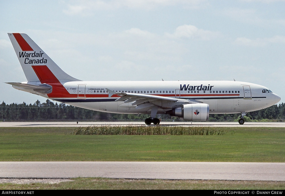 Aircraft Photo of C-FNWD | Airbus A310-304 | Wardair Canada | AirHistory.net #316527