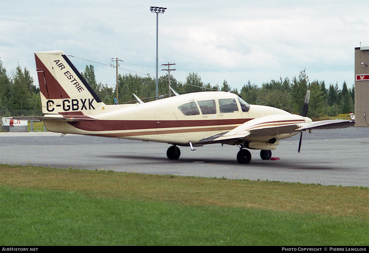 Aircraft Photo of C-GBXK | Piper PA-23-250 Aztec E | Air Estrie | AirHistory.net #316530