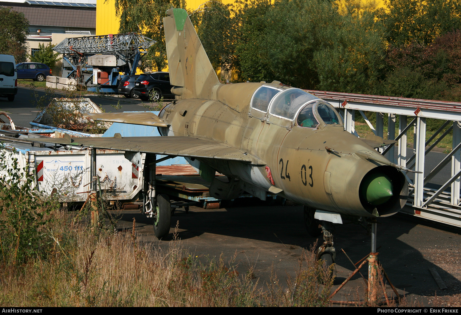 Aircraft Photo of 2403 | Mikoyan-Gurevich MiG-21US | Germany - Air Force | AirHistory.net #316543