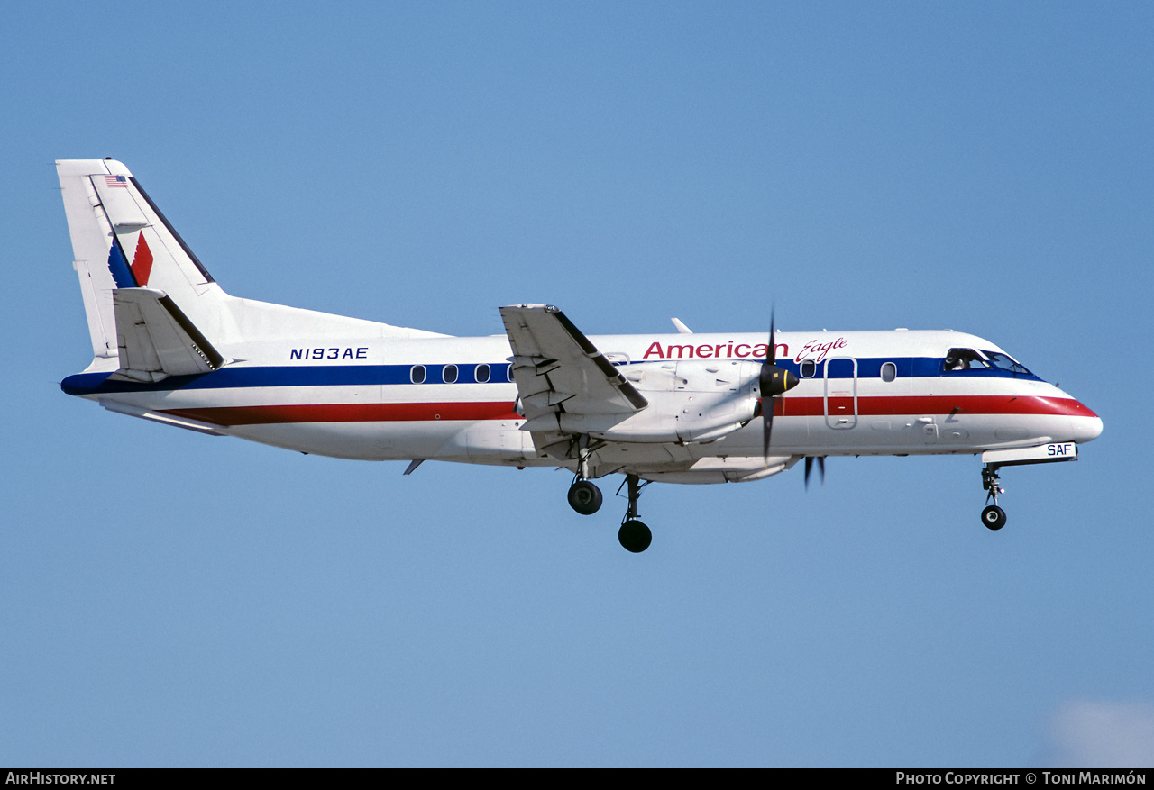 Aircraft Photo of N193AE | Saab 340B | American Eagle | AirHistory.net #316570