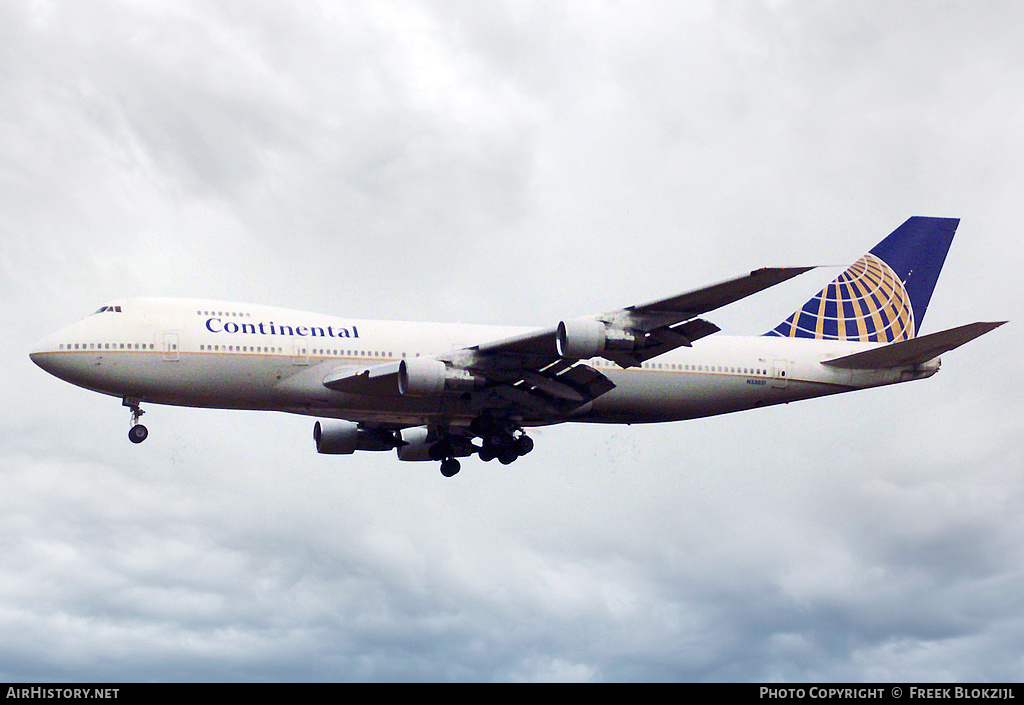 Aircraft Photo of N33021 | Boeing 747-243B | Continental Airlines | AirHistory.net #316584