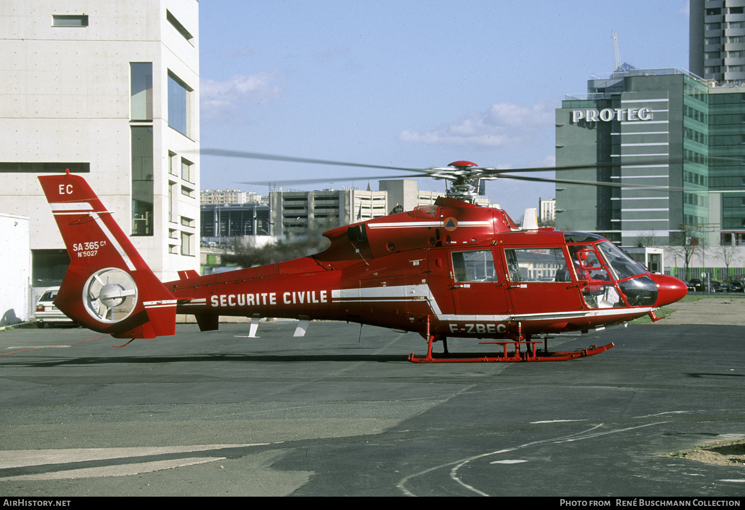 Aircraft Photo of F-ZBEC | Aerospatiale SA-365C-1 Dauphin 2 | Sécurité Civile | AirHistory.net #316586