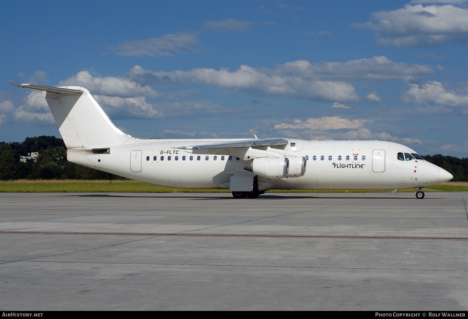 Aircraft Photo of G-FLTC | British Aerospace BAe-146-300 | Flightline | AirHistory.net #316591