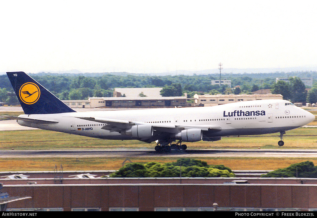 Aircraft Photo of D-ABYQ | Boeing 747-230B | Lufthansa | AirHistory.net #316600