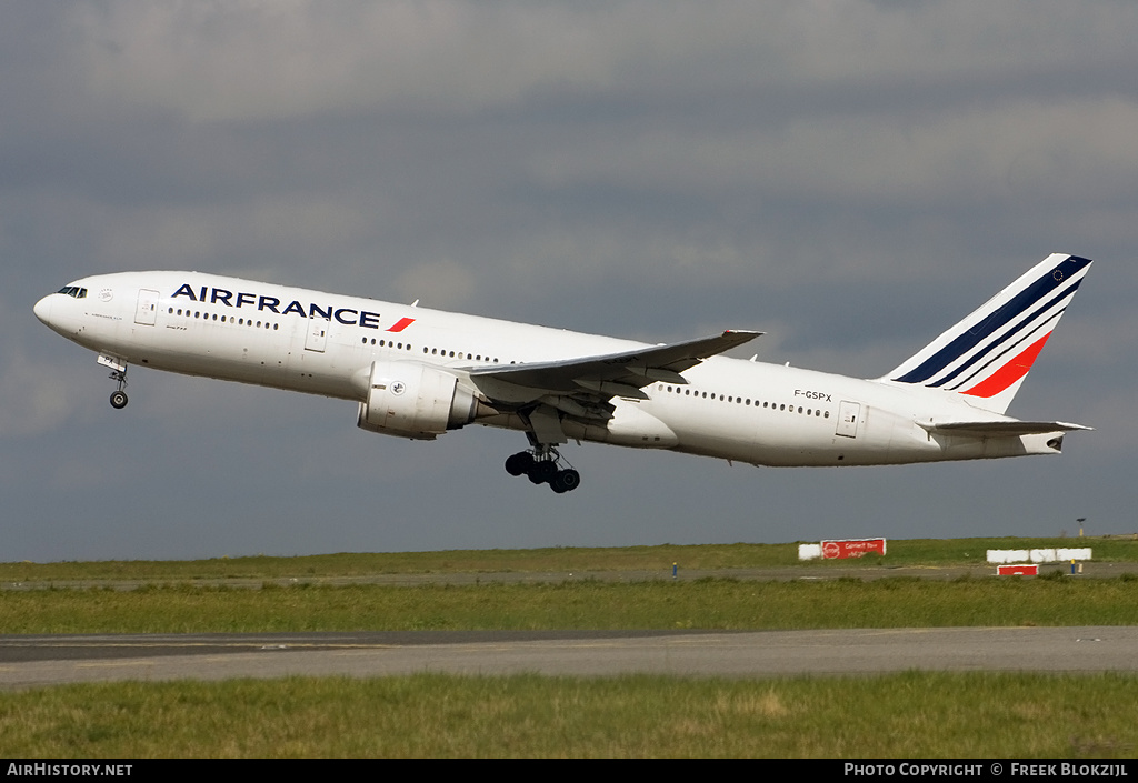 Aircraft Photo of F-GSPX | Boeing 777-228/ER | Air France | AirHistory.net #316605