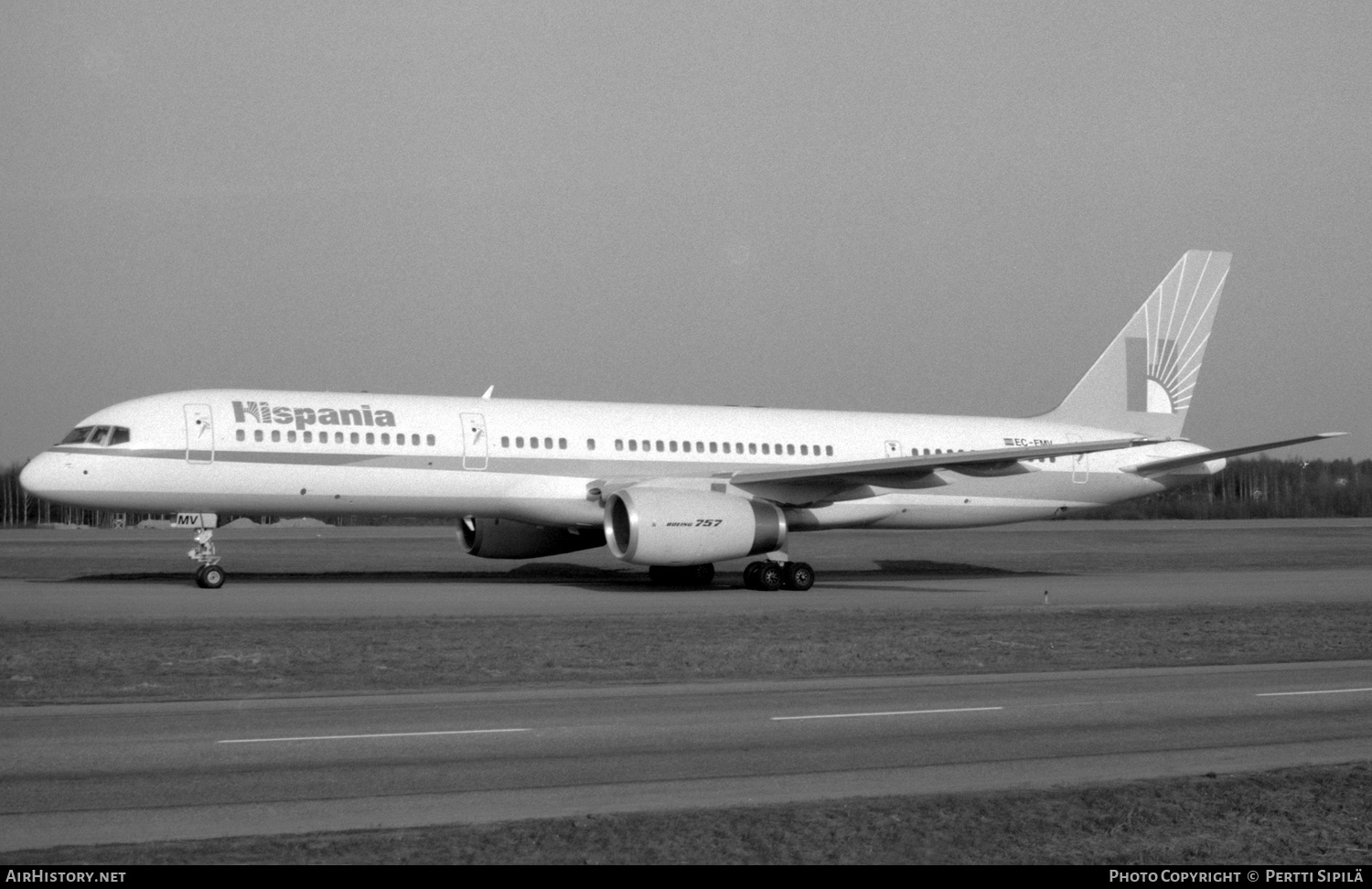 Aircraft Photo of EC-EMV | Boeing 757-23A | Hispania Líneas Aéreas | AirHistory.net #316615