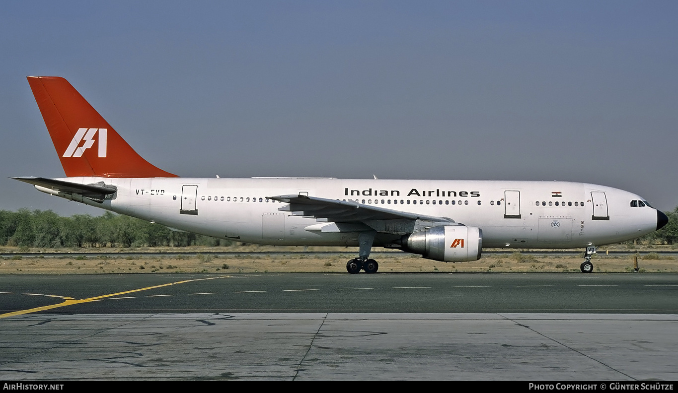Aircraft Photo of VT-EVD | Airbus A300B4-203 | Indian Airlines | AirHistory.net #316649