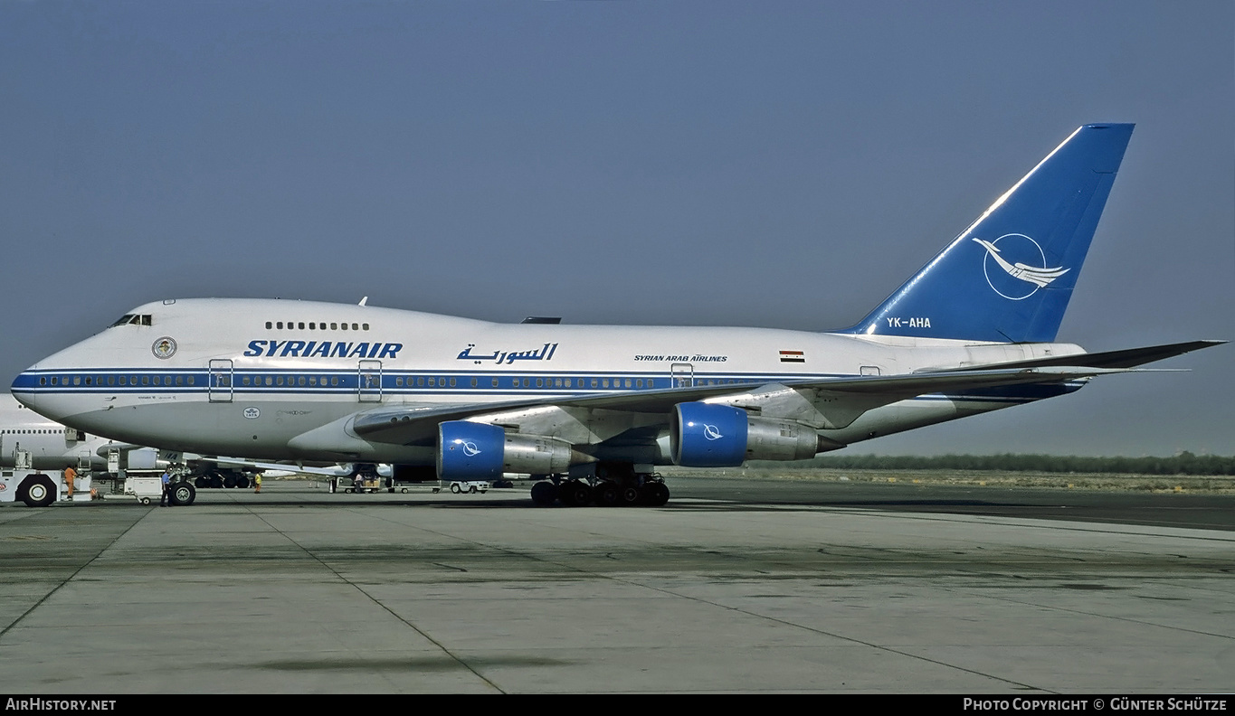 Aircraft Photo of YK-AHA | Boeing 747SP-94 | Syrian Air - Syrian Arab Airlines | AirHistory.net #316651