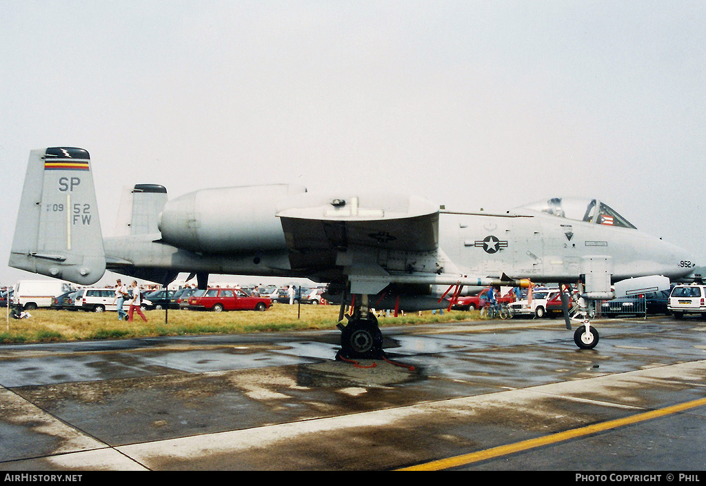 Aircraft Photo of 81-0952 / AF81-952 | Fairchild A-10A Thunderbolt II | USA - Air Force | AirHistory.net #316652