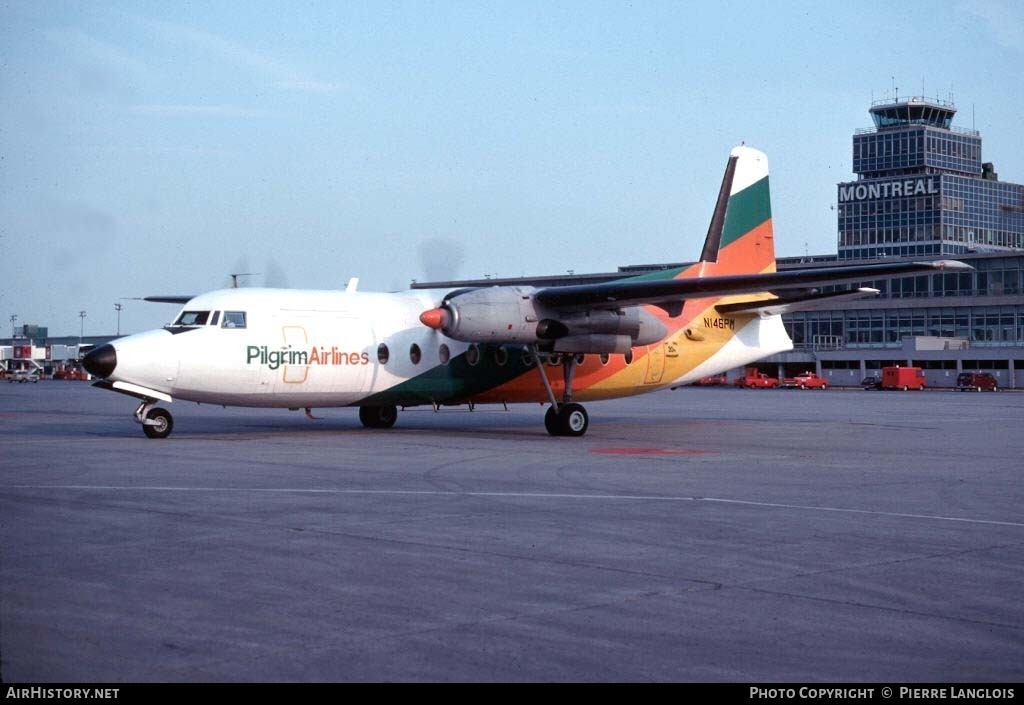 Aircraft Photo of N146PM | Fokker F27-700 Friendship | Pilgrim Airlines | AirHistory.net #316654