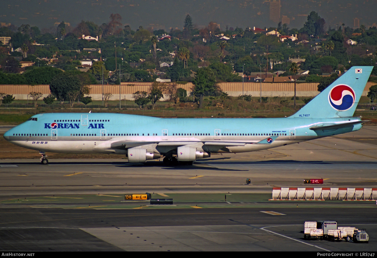 Aircraft Photo of HL7407 | Boeing 747-4B5 | Korean Air | AirHistory.net #316668