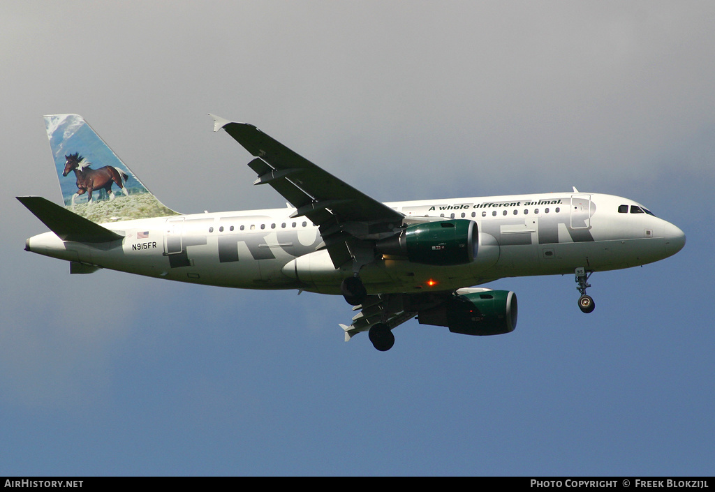 Aircraft Photo of N915FR | Airbus A319-111 | Frontier Airlines | AirHistory.net #316671