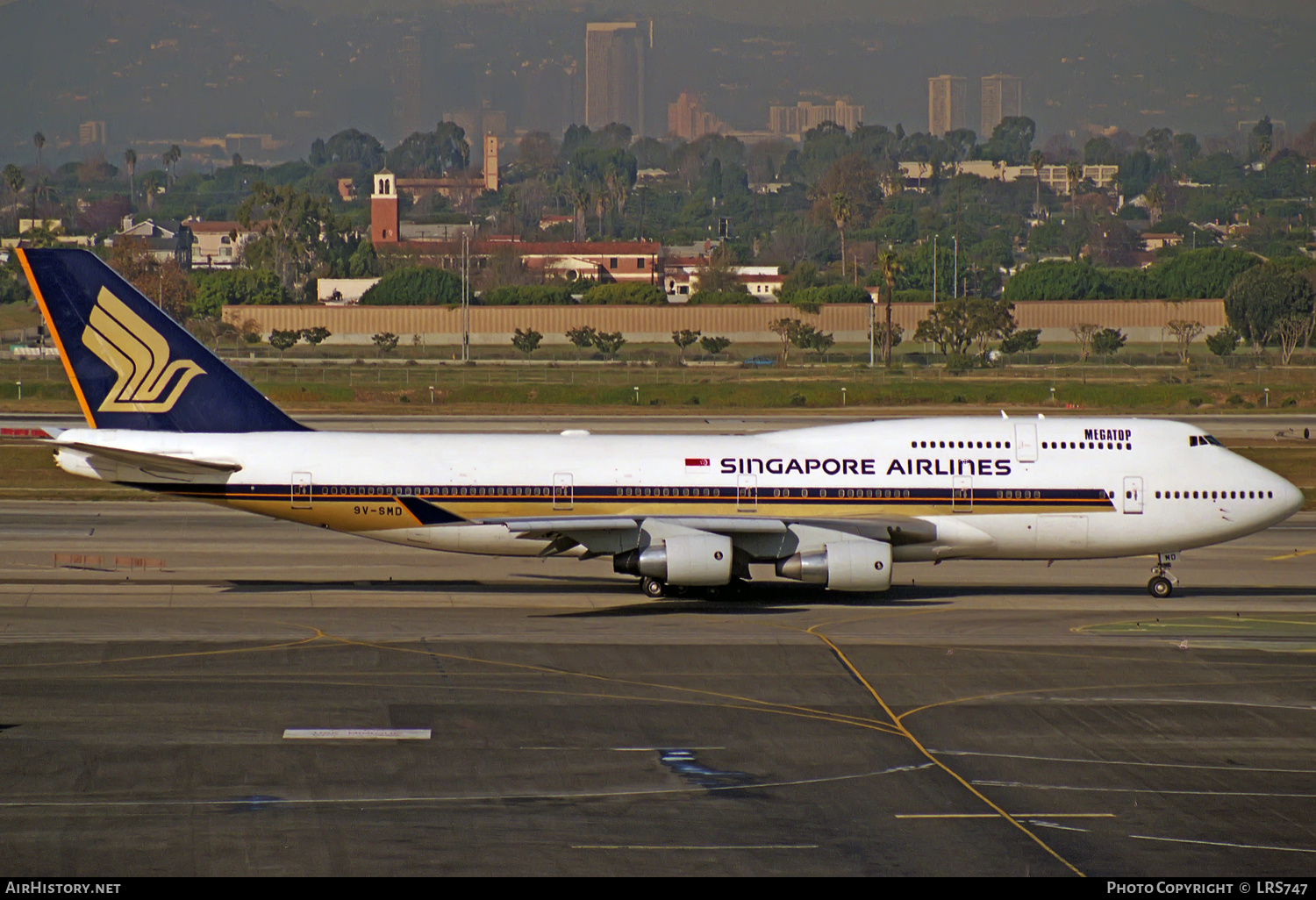 Aircraft Photo of 9V-SMD | Boeing 747-412 | Singapore Airlines | AirHistory.net #316688