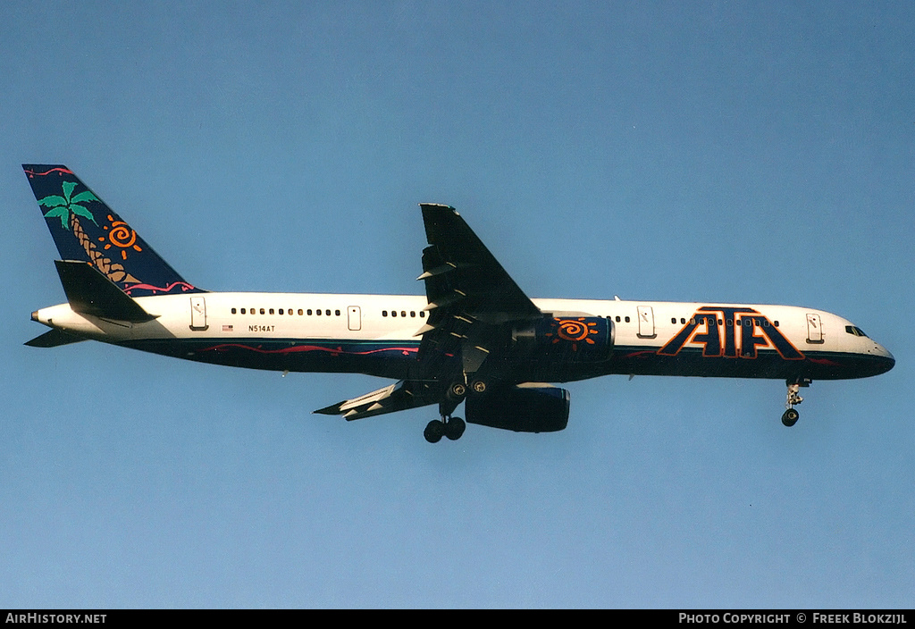 Aircraft Photo of N514AT | Boeing 757-23N | ATA Airlines - American Trans Air | AirHistory.net #316712