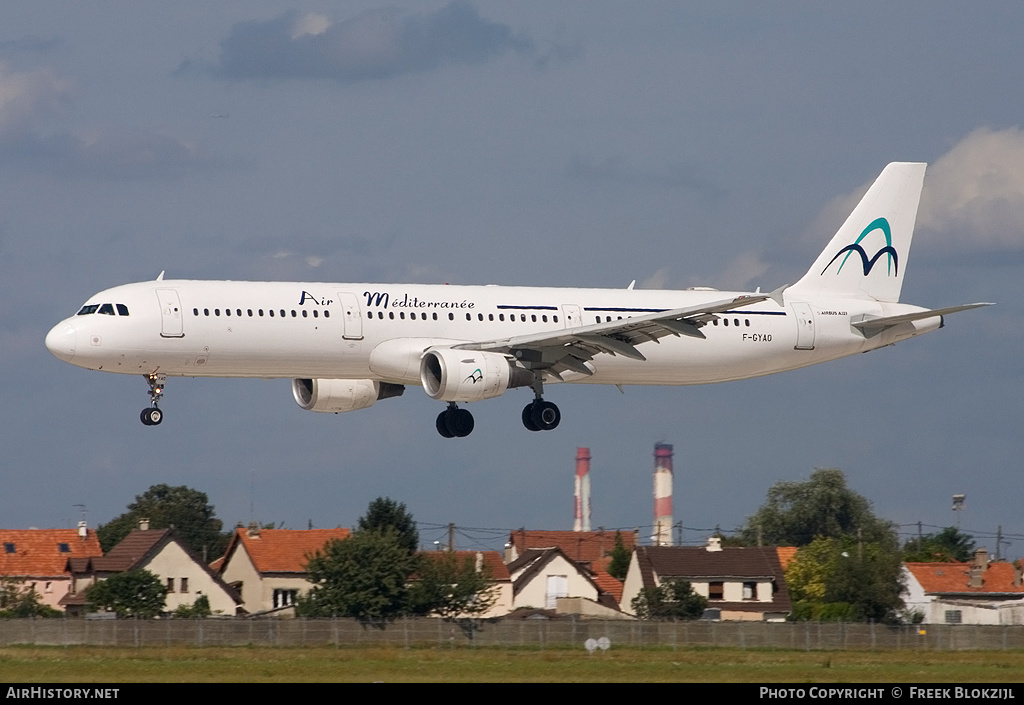 Aircraft Photo of F-GYAO | Airbus A321-111 | Air Méditerranée | AirHistory.net #316740