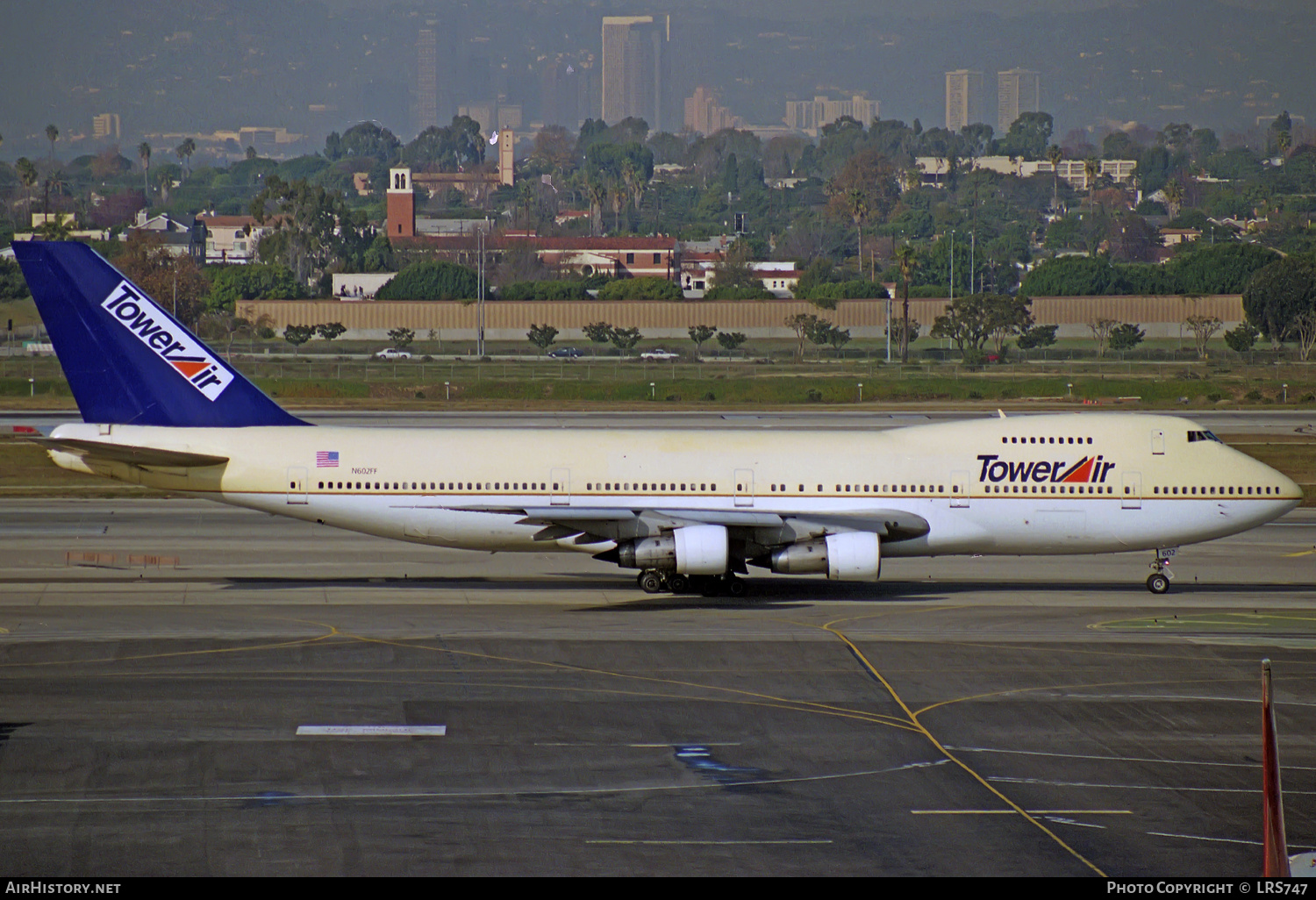 Aircraft Photo of N602FF | Boeing 747-124 | Tower Air | AirHistory.net #316742