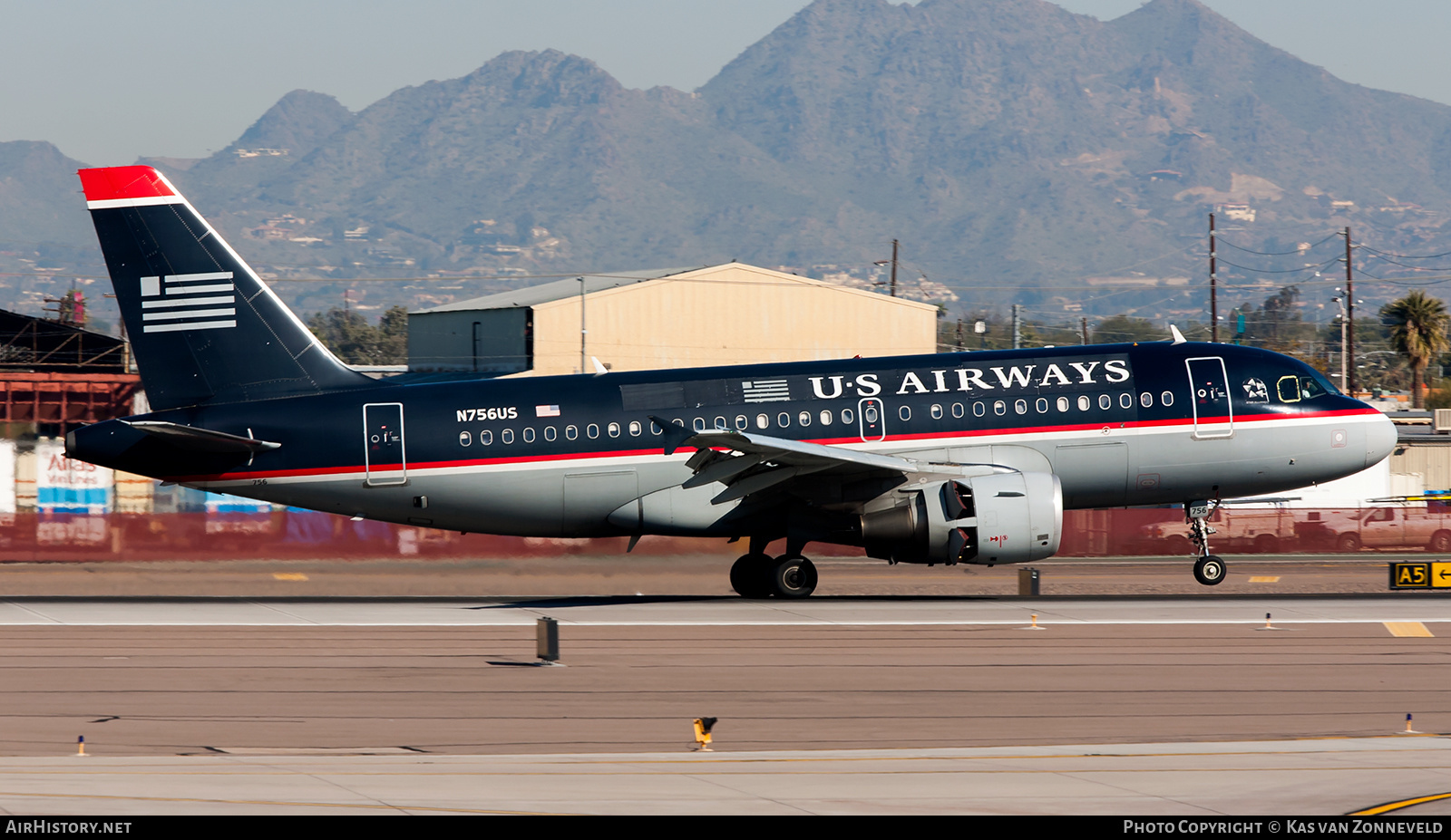 Aircraft Photo of N756US | Airbus A319-112 | US Airways | AirHistory.net #316751
