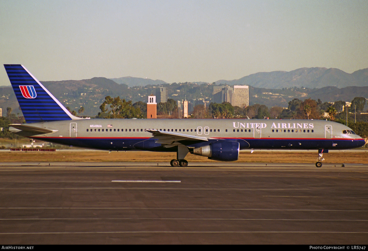 Aircraft Photo of N549UA | Boeing 757-222 | United Airlines | AirHistory.net #316753