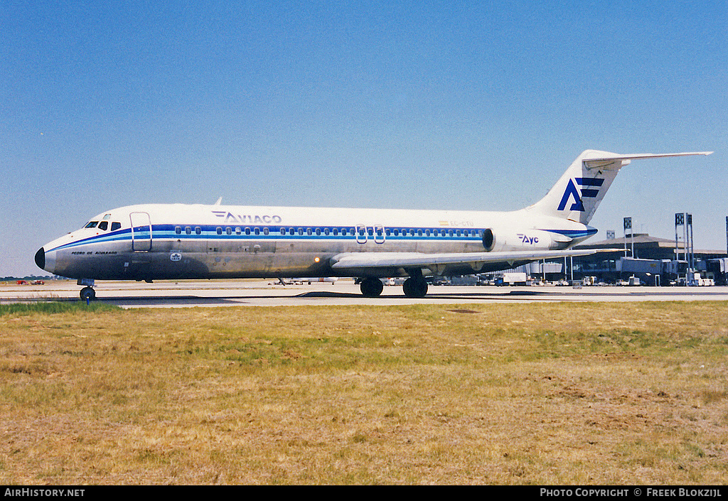Aircraft Photo of EC-CTU | McDonnell Douglas DC-9-34CF | Aviaco | AirHistory.net #316795