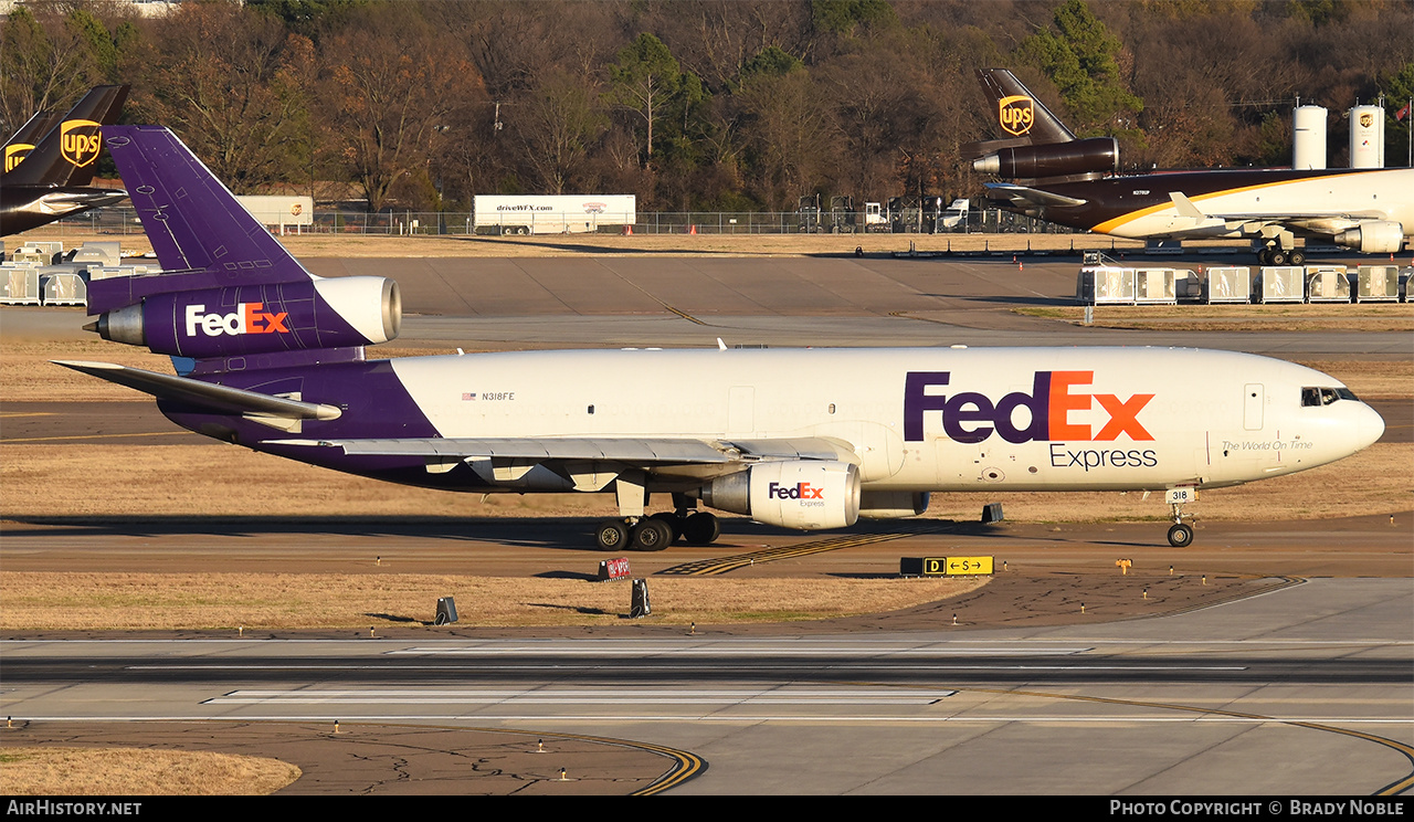 Aircraft Photo of N318FE | McDonnell Douglas DC-10-30(F) | FedEx Express - Federal Express | AirHistory.net #316800