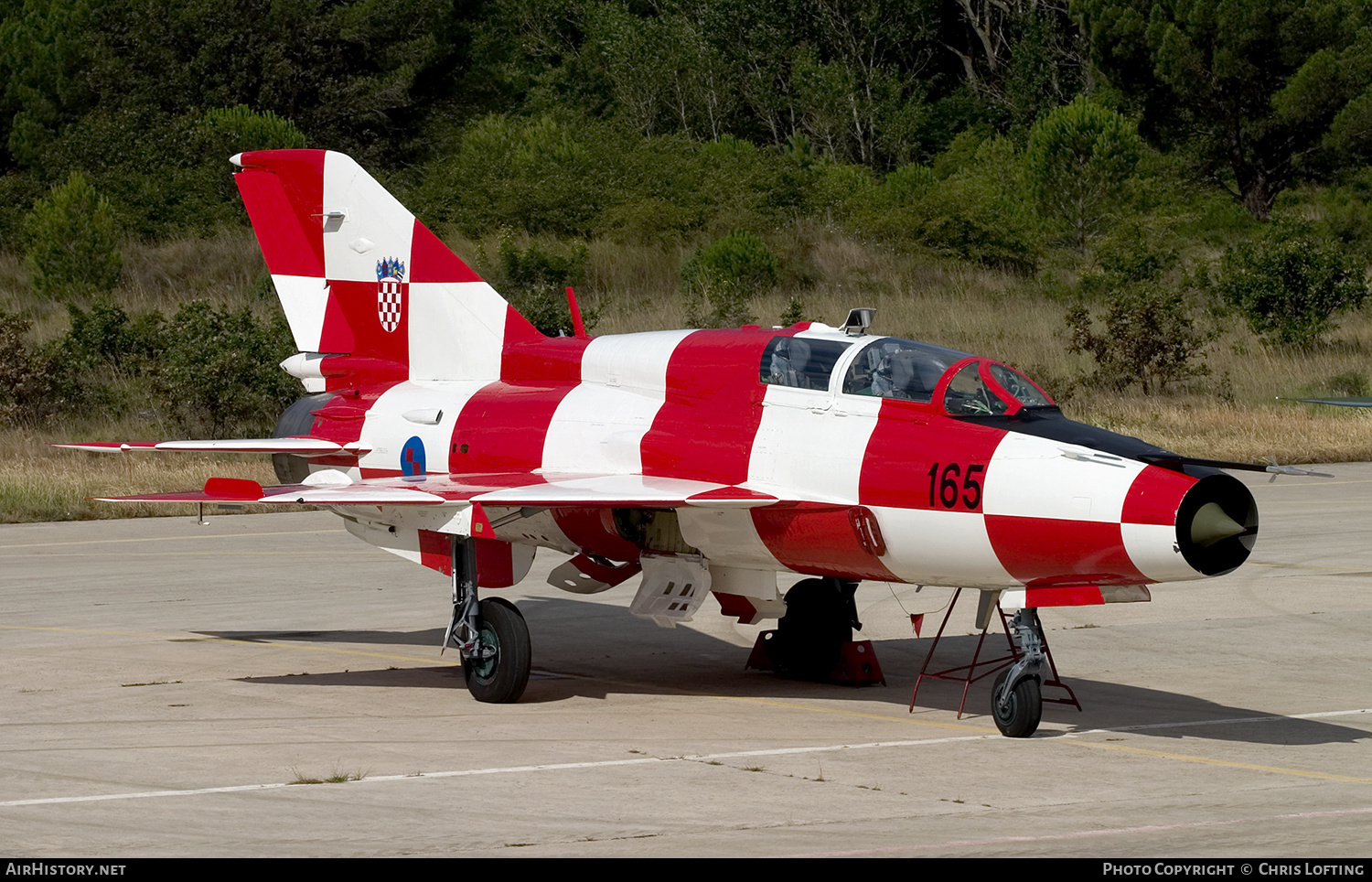 Aircraft Photo of 165 | Mikoyan-Gurevich MiG-21UMD | Croatia - Air Force | AirHistory.net #316824