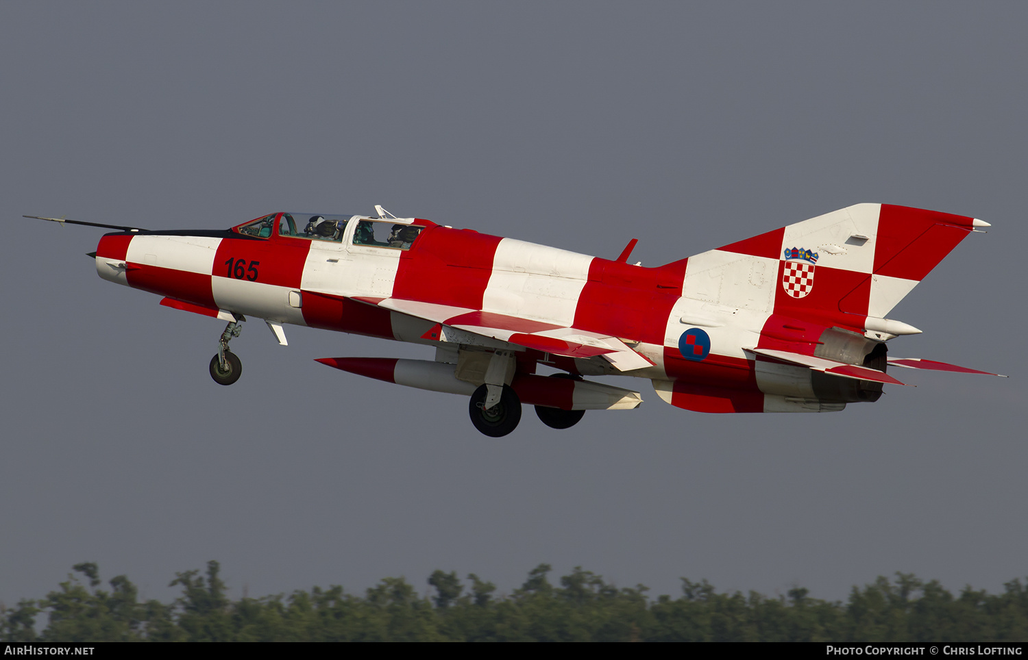 Aircraft Photo of 165 | Mikoyan-Gurevich MiG-21UMD | Croatia - Air Force | AirHistory.net #316830