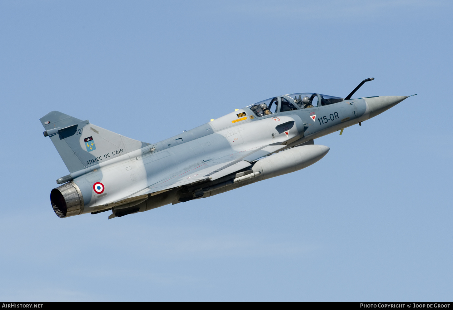 Aircraft Photo of 527 | Dassault Mirage 2000B | France - Air Force | AirHistory.net #316834