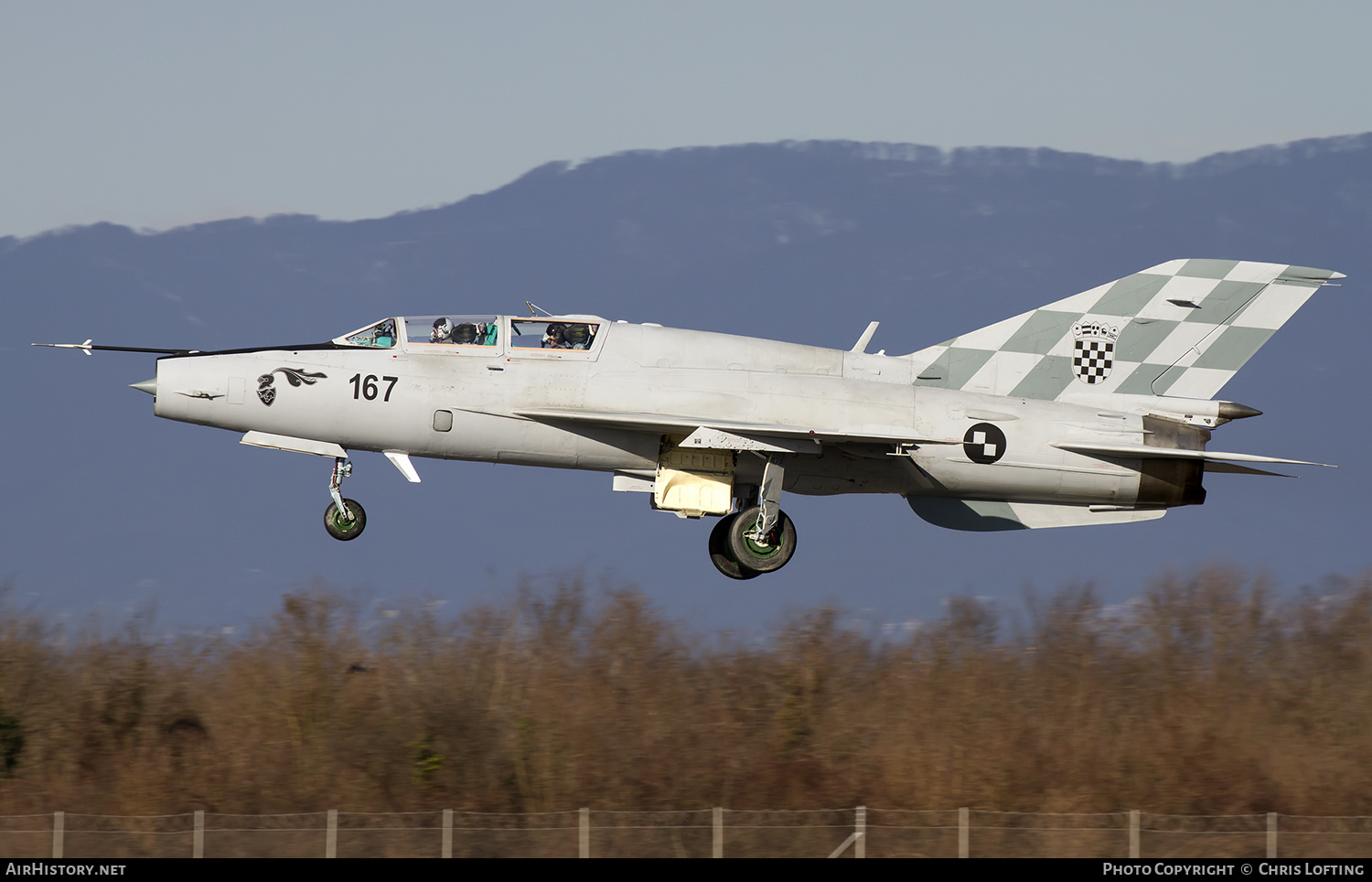 Aircraft Photo of 167 | Mikoyan-Gurevich MiG-21UMD | Croatia - Air Force | AirHistory.net #316838