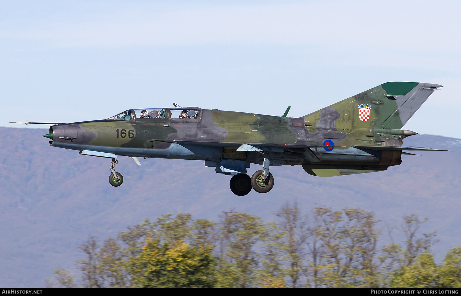 Aircraft Photo of 166 | Mikoyan-Gurevich MiG-21UMD | Croatia - Air Force | AirHistory.net #316856