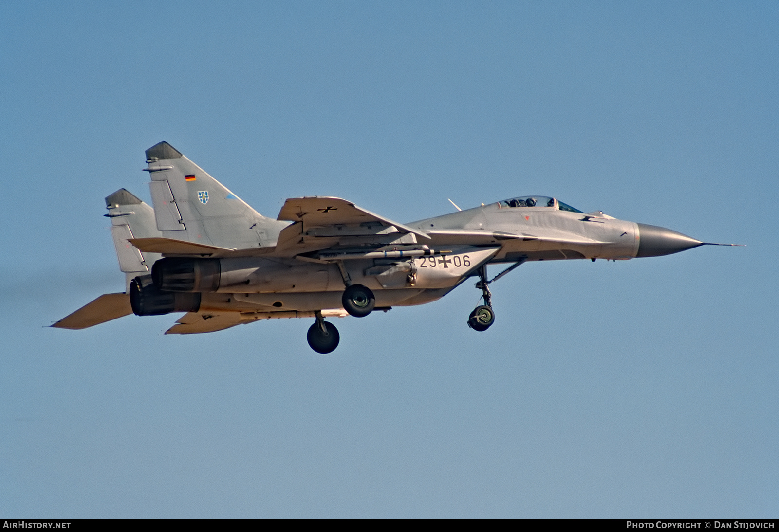 Aircraft Photo of 2906 | Mikoyan-Gurevich MiG-29G (9-12) | Germany - Air Force | AirHistory.net #316861