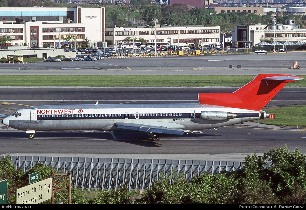 Aircraft Photo of N721RC | Boeing 727-2S7/Adv | Northwest Airlines | AirHistory.net #316867